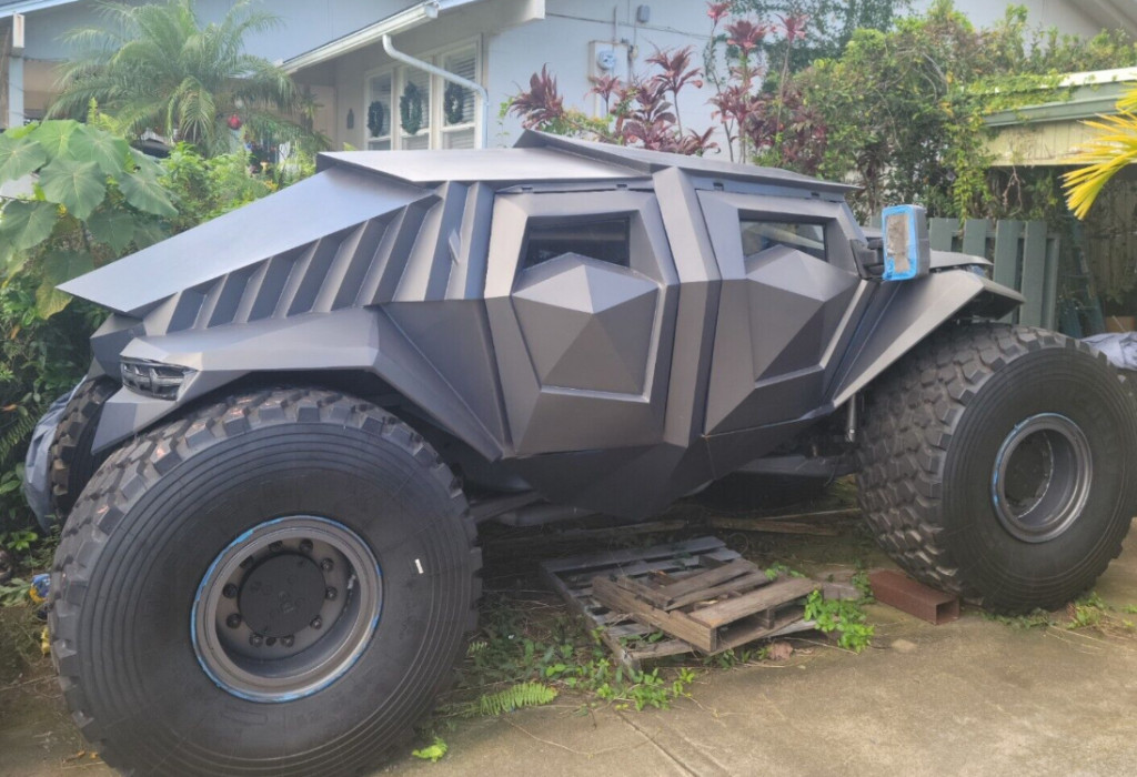 The Razorbak concept truck resembles the upcoming Batmobile.